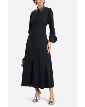 Simon Miller Loch Embellished Maxi Dress - Black