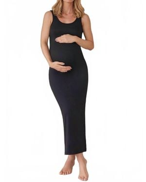 BUMPSUIT The Soft Stretch Knit Maternity Dress - Black