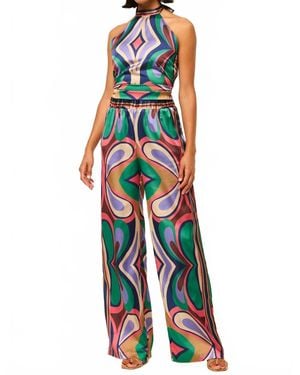 MISA Los Angles Reshma Wide Leg Pant - Multicolor