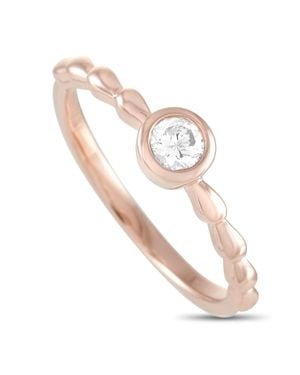 LB Exclusive 14K Rose 0.25 Ct Diamond Ring - Metallic