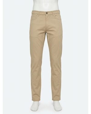 Faherty 5 Pocket Movement Pants - Natural
