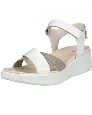 Ecco Flowt Crossband Wedge - Metallic
