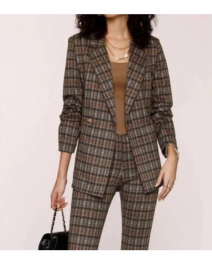 Heartloom Glend Plaid Blazer - Black