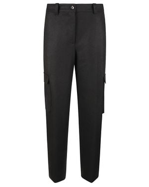 Pinko Caldaro Tailored Straight-Leg Pants - Black