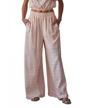 By Together Wide Leg Pants - Brown