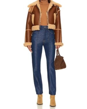 Mother Pin Up Tippy Top Sweet Tooth Hover Jeans - Blue