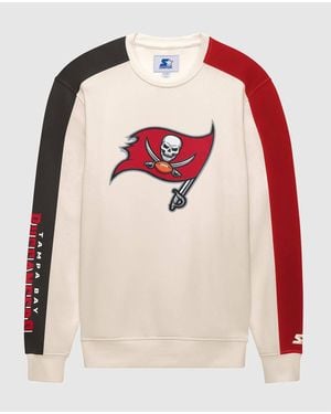 Starter Tampa Bay Buccaneers Team Crew Long Sleeve Shirt - Pink