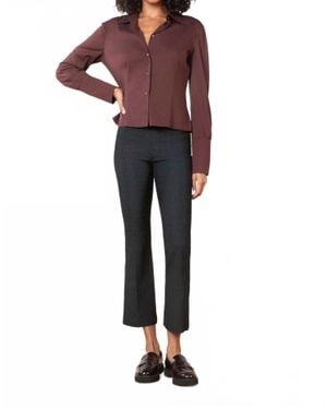 Avenue Montaigne Leo Flare Cut Pants - Red
