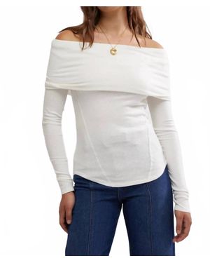 Free People Iris Layering Top - Gray