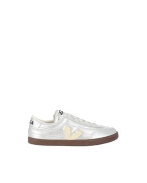Veja Panenka Metallic Low-Top Sneakers - White