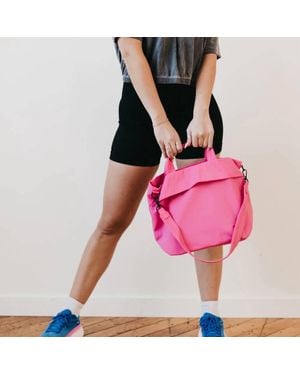 Pretty Simple Carrie Catch All Shoulder Tote Bag - Pink