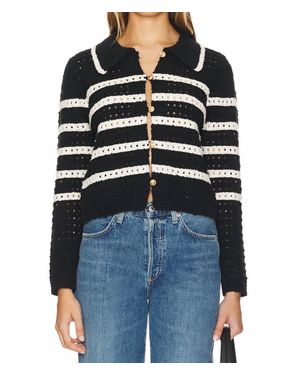 Line & Dot Let Me Be Cardigan - Blue