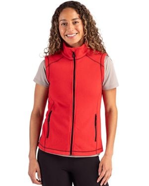 Clique Powder Recycled Fleece Vest - Red