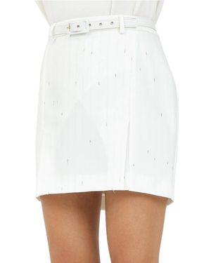 SIMONA CORSELLINI Mini Skirt - White