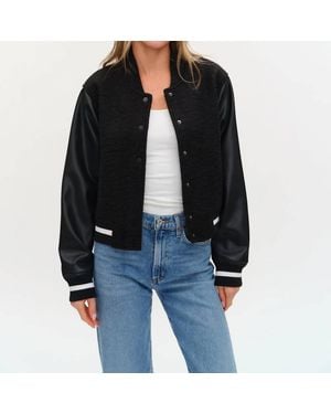 Six Fifty Faux Shearling Jacket - Black