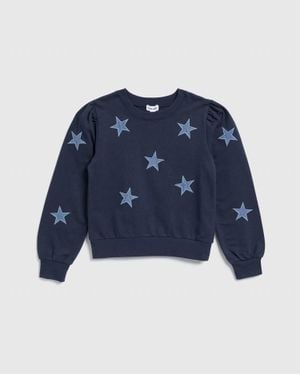 Splendid Kid's Stars Long Sleeve Sweatshirt - Blue
