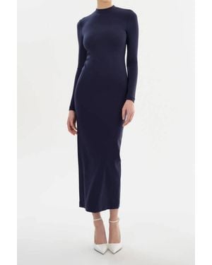 Lamarque Mirella Long Sleeve Maxi Dress - Blue
