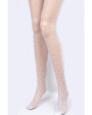 TRUEDAMES Diva Inspired Stocking - White