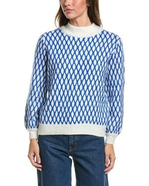 Ichi Kamara Alpaca-Blend Sweater - Blue