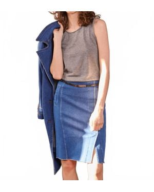 Lyssé Lyrica Denim Skirt - Blue