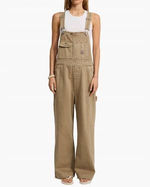 Denimist Slouch Bib Overall - Natural