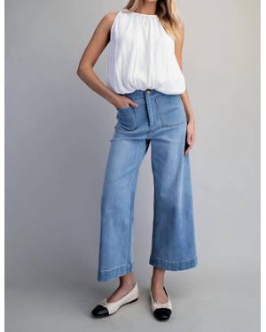 Eesome Straight Leg Denim Pants - Blue