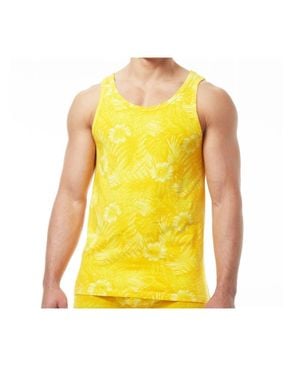 Papi Tank Top Shirt - Yellow
