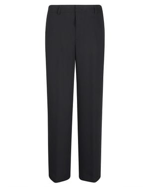 PT Torino Lorenza Tailored Straight-Leg Pants - Black