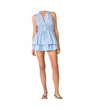 Line & Dot Eleni Skort - Blue