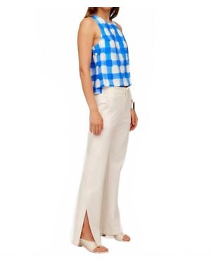 Fifteen Twenty Roxy Side Slit Pant - Blue