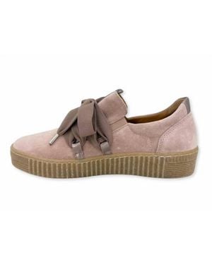 Gabor Lace Up Sneakers - Brown