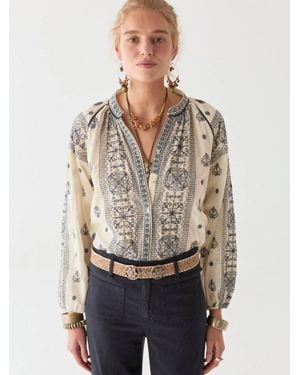 MAISON HOTEL Stephanie Blouse - Gray