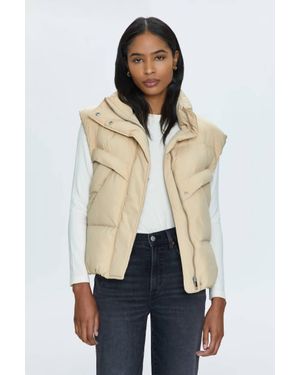 Pistola Joss Quilted Puffer Vest - Natural