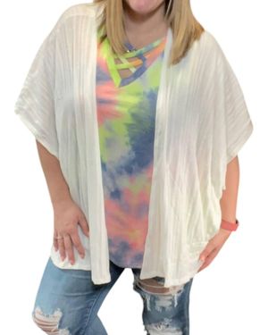 White Birch Summer Cardigan - Multicolor