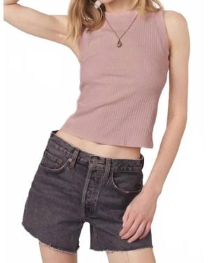 Project Social T Player Racerback Rib Tank - Purple