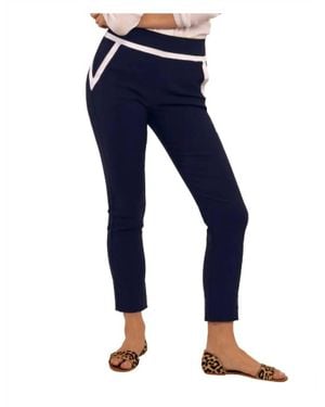 Gretchen Scott Slick Slax Gripeless Pull On Pants - Blue