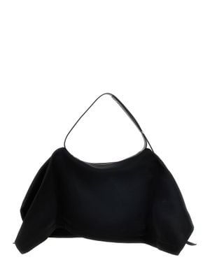 Issey Miyake Enveloping Square Shoulder Bag - Black