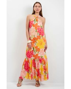 Trina Turk Navigli Sleeveless Maxi Dress - White