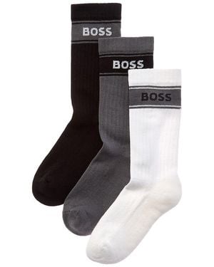 BOSS Boss Set Of 3 Sock - Black