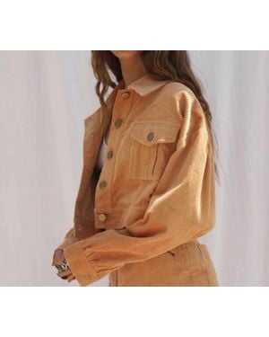 Jen's Pirate Booty Yin Yang Cropped Jacket - Brown