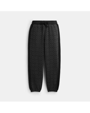 COACH Signature Sweatpants - Black