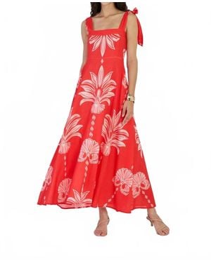 Beyond By Vera Pearl Dress - Red