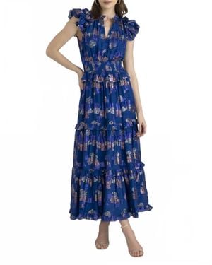Shoshanna Maren Maxi Dress - Blue