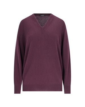 Canessa V-Neck Sweater - Purple