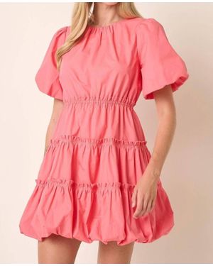 Mittoshop She's Got That Bubbly Personality Dress - Pink