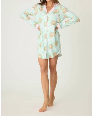 Pj Salvage Adrian Valencia Night Shirt - Green