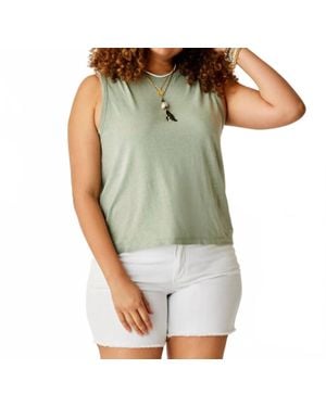 Carve Designs Larisa Hemp Tank Top - Green