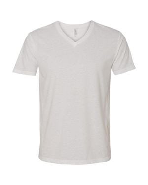Next Level Sueded V-Neck T-Shirt - White