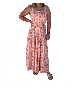 Sincerely Ours Alexa Sands Beach Maxi Dress - Red