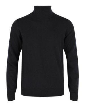 Slowear Zanone Slim-Fit Cashmere Turtleneck Sweater - Black